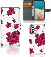 Mobiel Hoesje Geschikt voor Samsung Galaxy A53 Book Case Blossom Red