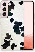Silicone Hoesje Geschikt voor Geschikt voor Samsung Galaxy S22 GSM Hoesje Koeienvlekken