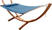 AXI Hawaii Hangmat set - Blauwe hangmat met FSC houten frame - max. 250 kg - voor 2 personen