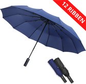 Stormparaplu opvouwbaar - Paraplu - Automatische Stormparaplu - Tot 110km p/u Windproof - 12 Ribben