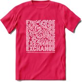 Exchange - Crypto T-Shirt Kleding Cadeau | Dames / Heren / Unisex | Bitcoin / Ethereum shirt | Grappig Verjaardag kado | Tshirt Met Print | - Roze - M