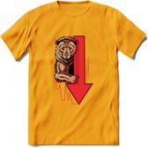 Bear Market - Crypto T-Shirt Kleding Cadeau | Dames / Heren / Unisex | Bitcoin / Ethereum shirt | Grappig Verjaardag kado | Tshirt Met Print | - Geel - XXL