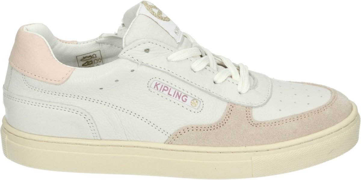 Kipling HADICE - Kinderen MeisjesLage schoenen - Kleur: Wit/beige - Maat: 33