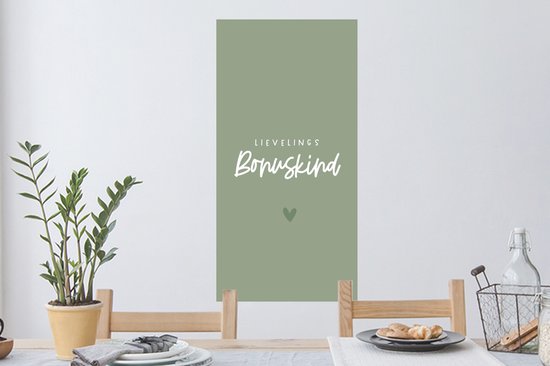 Stickers muraux - Film autocollant - Amour - Enfant bonus - Famille - Enfant bonus préféré - Dictons - Texte - 40x80 cm - Film adhésif - Stickers muraux Chambre d'enfant - Papier peint autocollant - Papier peint autocollant - Film autocollant