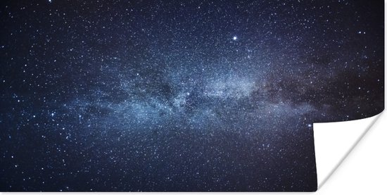 Poster Melkweg in het zonnestelsel - 160x80 cm