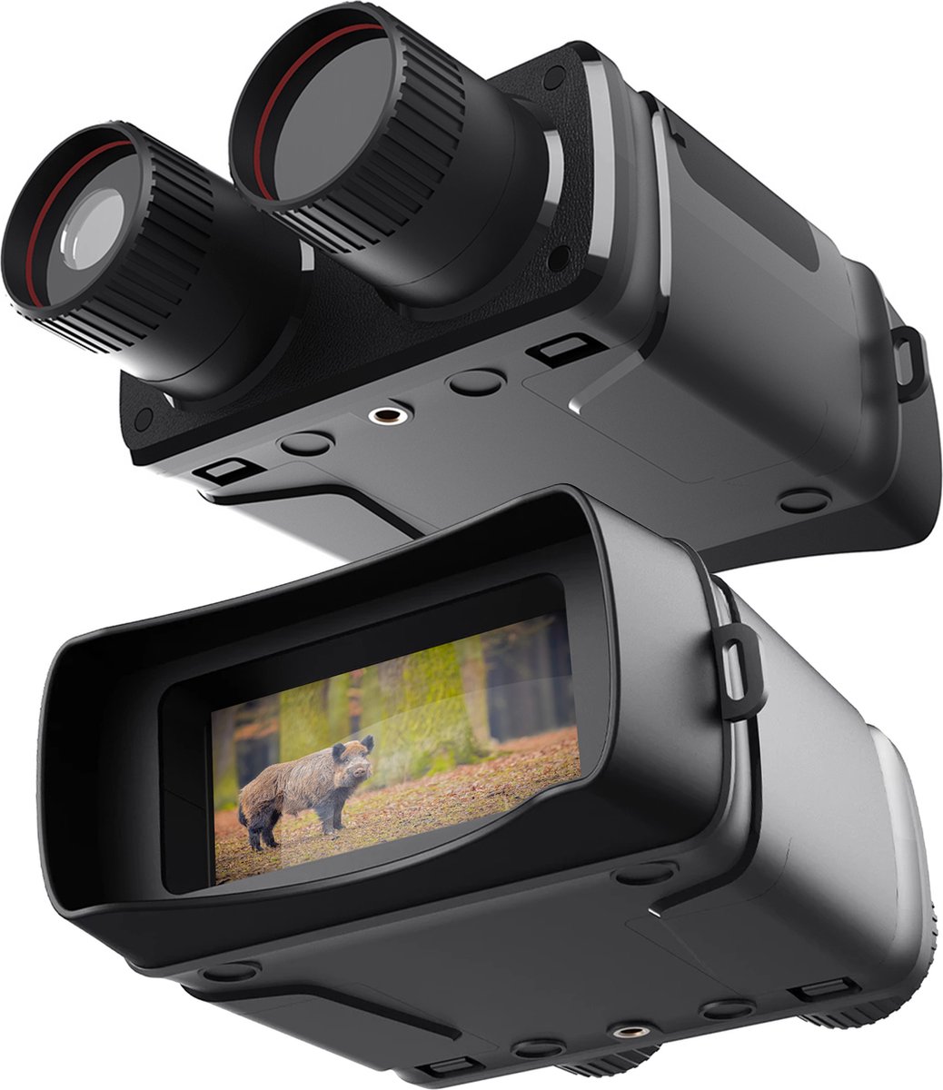 Nachtkijker met infrarood en digitale video camera | Verrekijker met nachtzicht | Inclusief SD kaart en batterijen