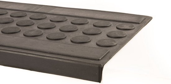 compenseren sector De daadwerkelijke Trapmat rubber | 5 stuks | Lengte: 75 cm | Breedte: 25cm | Antislip voor  traptreden |... | bol.com