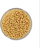 9660-124 Jap. Miyukirocailles - 2,2mm - metallic gold - 7 gram