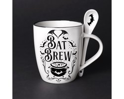 Alchemy - Bat Brew Mok/beker met lepel set - Wit