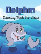 Dolphin Coloring Book for teens