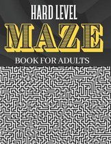 Hard level Maze book for adults