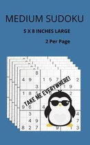 Medium Sudoku 5x8 Inches Size Book