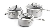 GreenPan Premiere Set de casseroles - 6 pièces - Inox - Induction