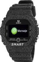 Marea smartwatch met rubberen band denim B57008/4