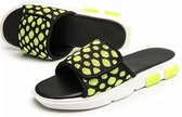 Ademende mesh modetrend afneembare pantoffels voor heren (kleur: groen, maat: 44)
