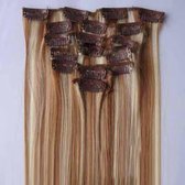 Clip in hair extensions 7 set straight blond - P18/613