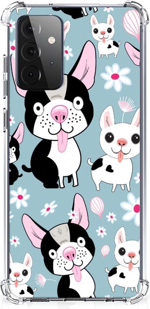 Samsung Galaxy A72 4G/5G Case Anti-shock Hondjes