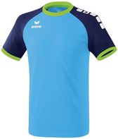 Erima Zenari 3.0 Shirt Kind Curacao-New Navy-Groen Gecko Maat 140