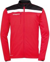 Uhlsport Offense 23 Poly Jacket Rood-Zwart-Wit Maat M