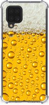 Telefoonhoesje Geschikt voor Samsung Galaxy A12 Hippe Hoesjes met transparante rand Bier