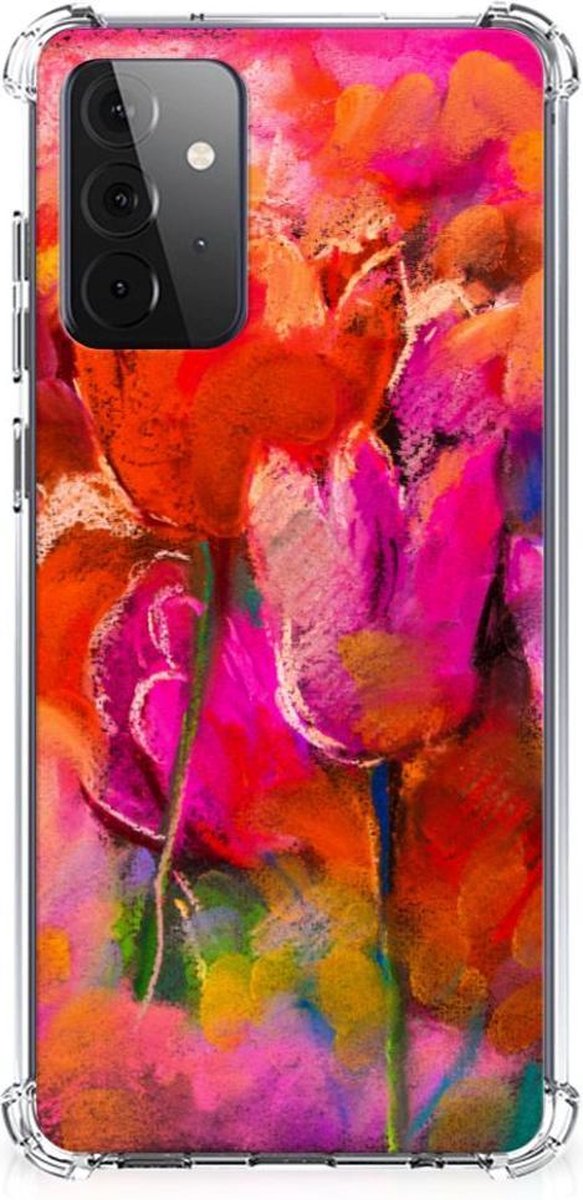 Back Cover Samsung Galaxy A72 4G/5G Tulips