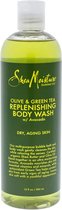 SHEA MOISTURE OLIVE AND GREEN TEA REPLESHINISH BODY WASH 384 ML