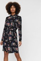 Vero Moda VMSAGA LS COLLAR SHIRT DRESS - Black Black