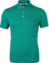 Tommy Hilfiger 1985 Slim Fit polo - groen - Courtside Green -  Maat: S