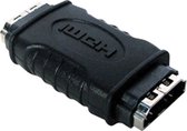 Valueline VC-007 tussenstuk voor kabels HDMI A Zwart