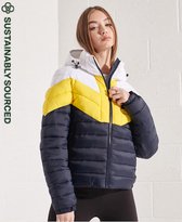 Superdry Dames Fuji jas met kleurvlakken