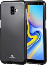 GOOSPERY I JELLY METAL TPU beschermhoes voor Galaxy J6 + (zwart)