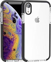 Zeer transparante zachte TPU-hoes voor iPhone X / XS (zwart)