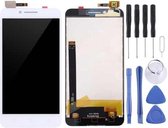 Lcd-scherm en Digitizer Full Assembly voor Lenovo VIBE C / A2020 (wit)