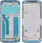 Voorbehuizing LCD-frame Bezelplaat voor Motorola Moto E5 Plus (blauw)