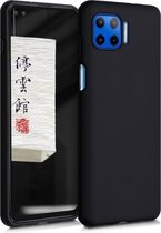 kwmobile telefoonhoesje voor Motorola Moto G 5G Plus - Hoesje voor smartphone - Back cover in mat zwart