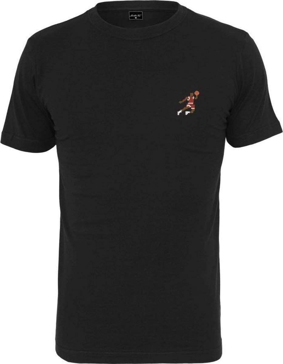 Mister Tee Small Basketball Player Heren T-shirt S Zwart