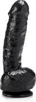 XXLTOYS - Marius - Dildo - Inbrenglengte 20 X 5.5 cm - Black - Uniek Design Realistische Dildo – Stevige Dildo – voor Diehards only - Made in Europe