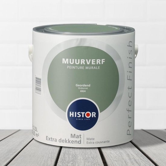 Histor Finish Muurverf Mat - Liter - Geordend | bol.com