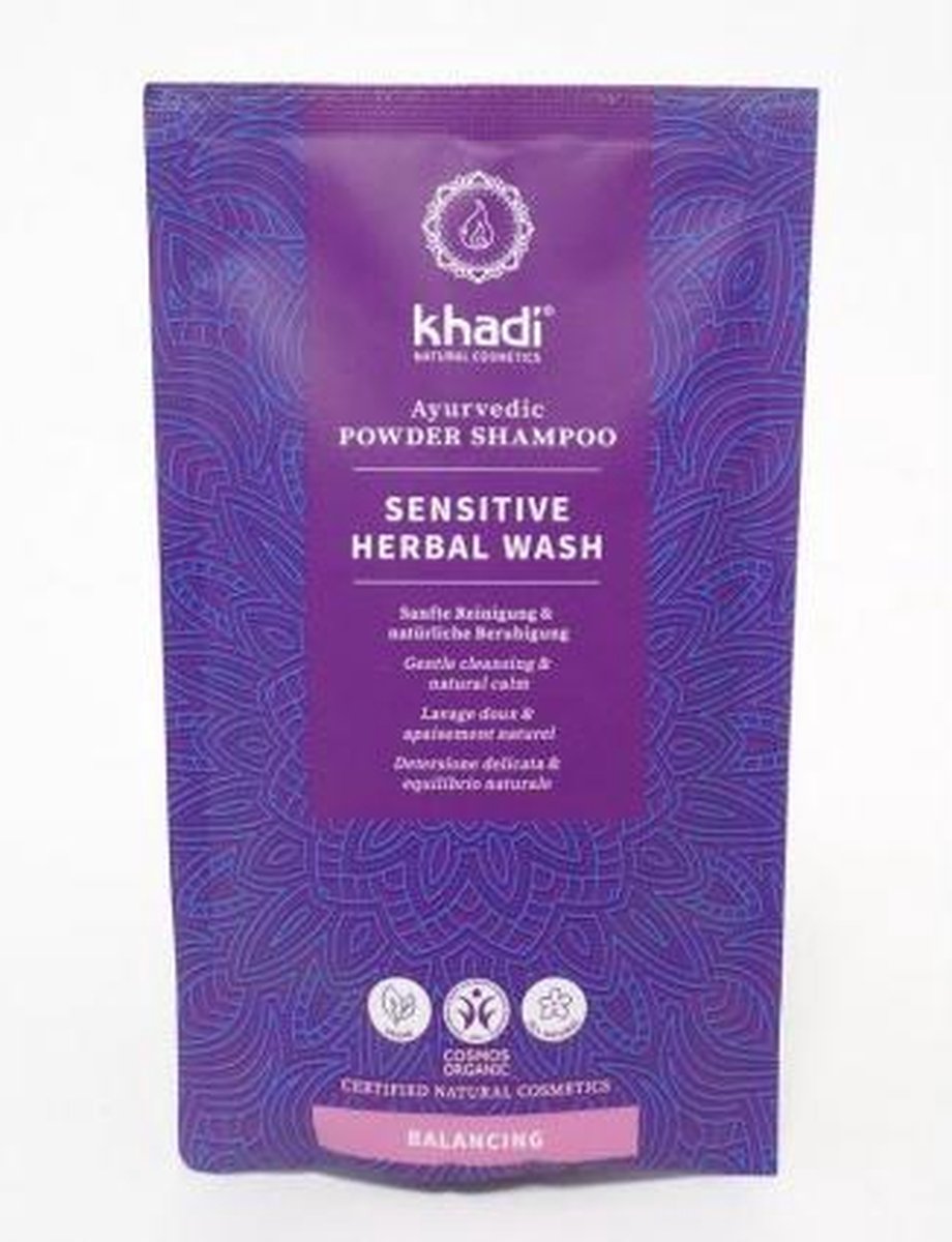 Khadi Sensititive Herbal Wash Vrouwen Voor consument Dry shampoo 50 g