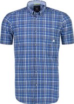 Lerros Korte mouw Overhemd - 2032150 440 CORNFLOWER BLUE (Maat: M)