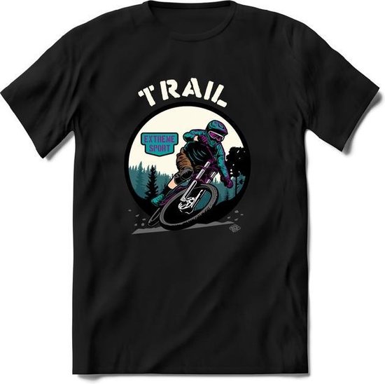 Trail | TSK Studio Mountainbike kleding Sport T-Shirt | Blauw - Paars |  Heren / Dames... | bol.com