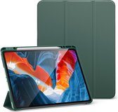 iPad Pro 2021 (12.9 Inch) Hoes - Rebound Pencil Case - Donker Groen