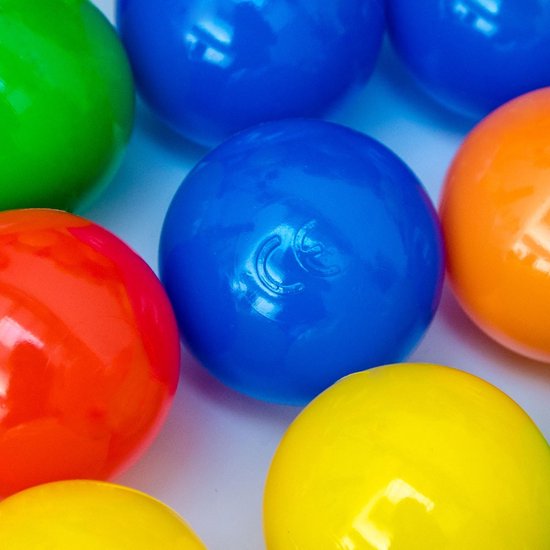 Lot de 5 sacs de 100 balles de jeu ou de piscine 5,5 cm - Bleu, gris