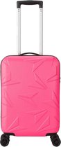 Decent Handbagage koffer Q-Luxx 55  - roze