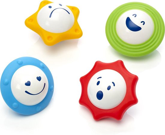 SmartMax My First Sounds & Senses - Magnetisch Sensorisch Speelgoed - 8-Delige Bouwset met Geluid en Structuur - Educatief Speelgoed voor Peuters - Vanaf 1 Jaar