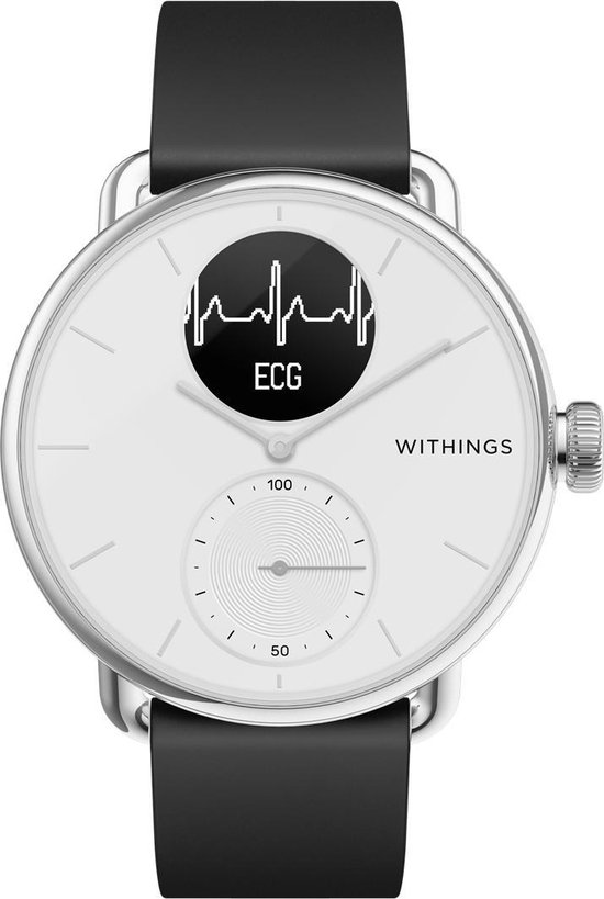 Withings Scanwatch Hybrid Smartwatch - 38mm - Wit