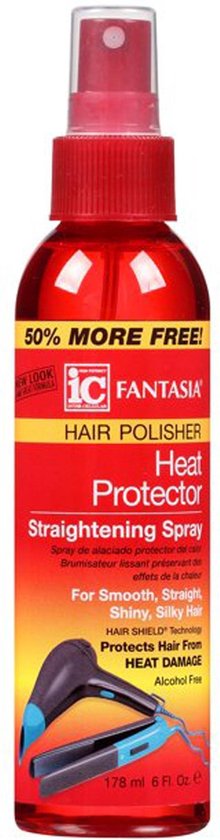 Fantasia IC Hair Polisher Heat Protector Straightening Spray 177 ml