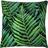 Decolenti – Green Tropical Leaves – Sierkussenhoes – 45cm x 45cm