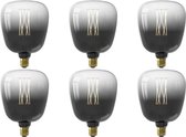 CALEX - LED Lamp 6 Pack - Kiruna Moonstone - E27 Fitting - Dimbaar - 4W - Warm Wit 2200K - Rookkleur