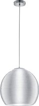 LED Hanglamp - Hangverlichting - Nitron Licon XL - E27 Fitting - Rond - Mat Chroom - Aluminium